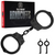 Police Magnum heavy duty black handcuffs for law enforcement and security personnel.