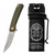 Police Magnum green D2 strong knife hunting and camping blade with police pepper spray