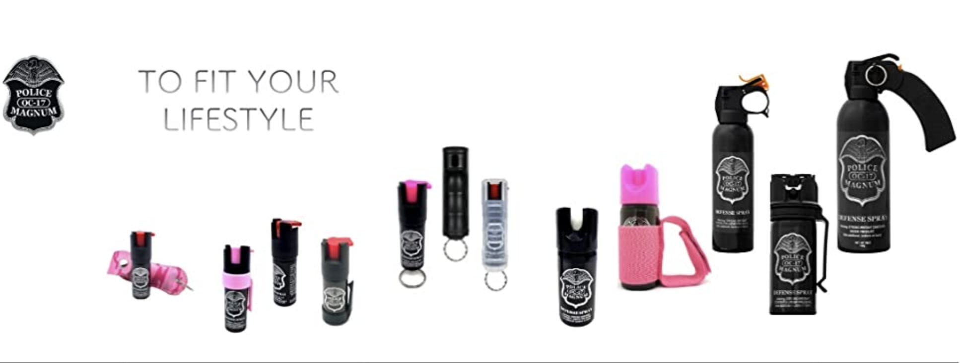 Pepper Spray Can Sizes? Police Magnum