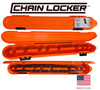 Chain Locker Orange Color For 6" to 20" Chains, 12 Pack; CHN-2102-12