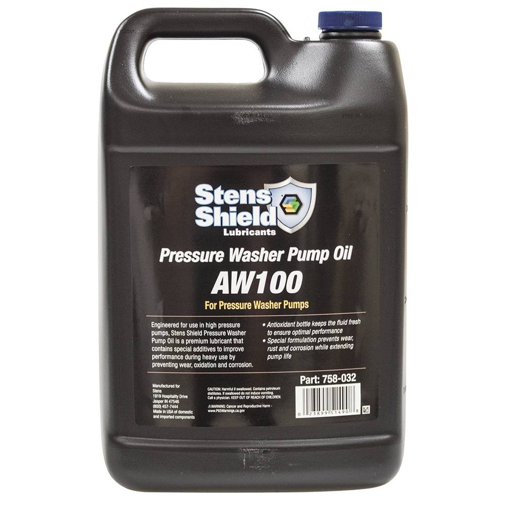 Pressure Washer Pump Oil for Universal Products AW100, Four 1 Gallon
