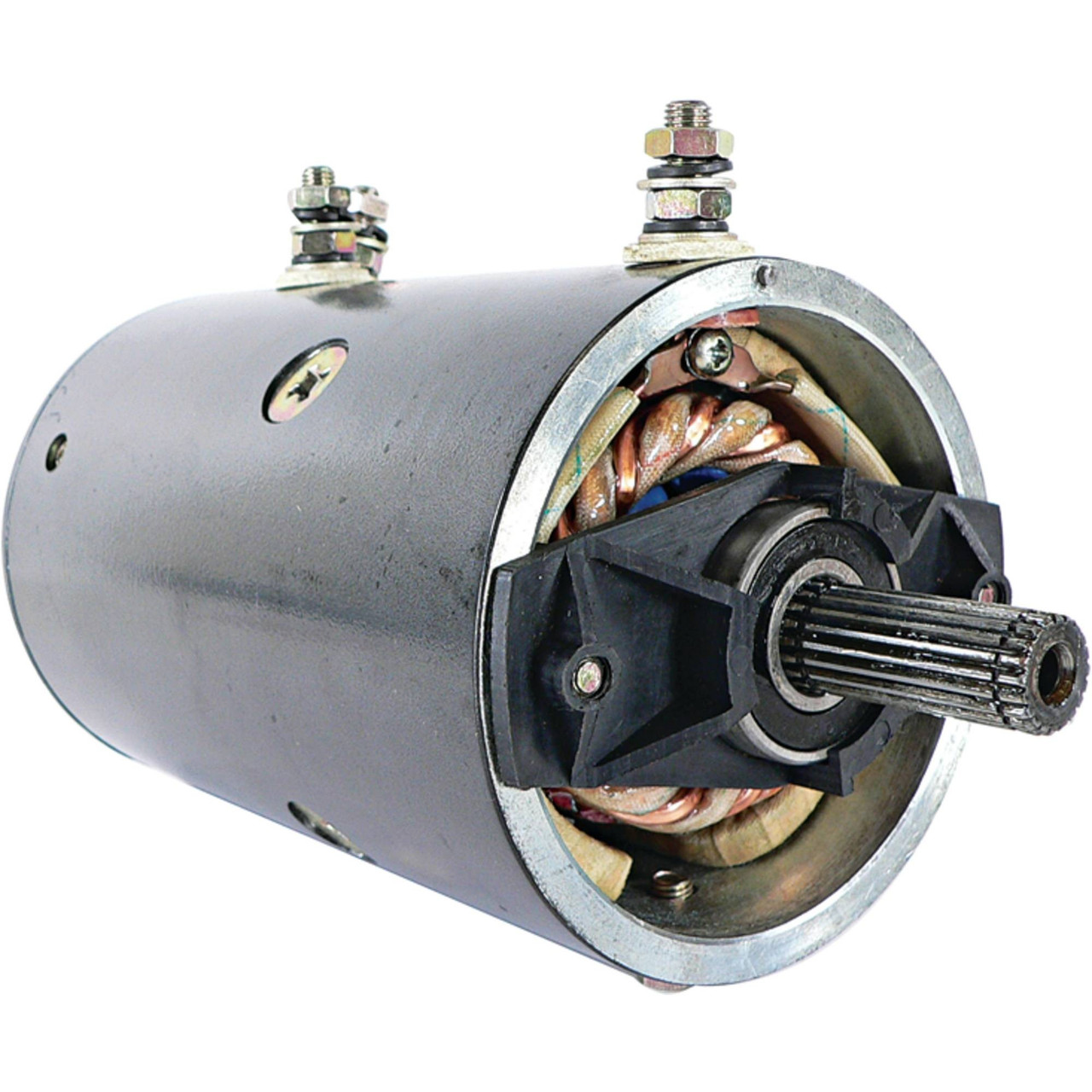 12Volt Warn Winch Motor Double Ball Bearing 20 Spline 6Hp