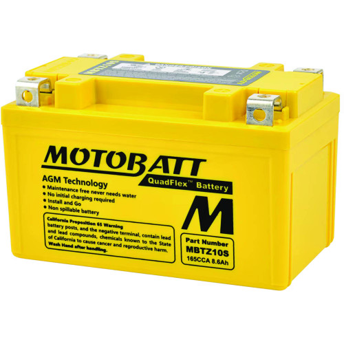 Motobatt MBTZ10S 8.6Ah Battery