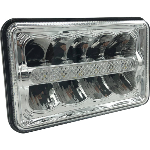 9V 4 x 6 Tiger Lights LED High/Low Beam 20 Wattage, Flood/Spot Combo Off-Road Light TL805