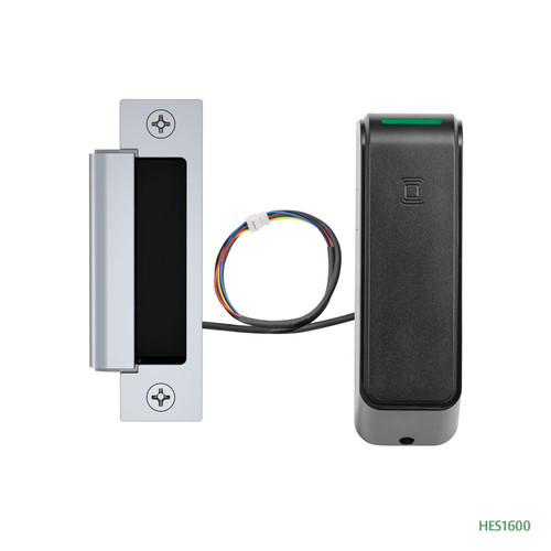 image:HES ES100-16S-IPS-630,  Aperio® Wireless Reader and 1600 Strike, Complete Pac for Latchbolts and Deadbolts, Satin Stainless Steel