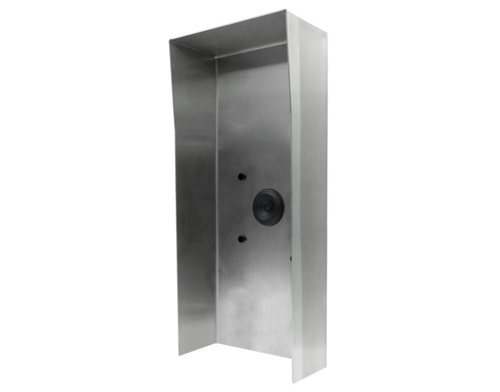 image:DoorBird D2101V, Video Entry System Hardware, Protective Hood Kit, Fits D2101KV Unit Only, Satin Stainless Steel Finish