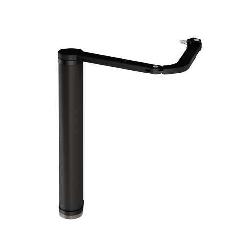 image:Locinox VENUS-A-9005 Motorized Gate Closer for Pedestrian Swing Gates - Articulated Arm - Black