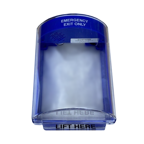 image:Clear Protective Cover for 6500 Series Pull Stations and 5000 Series Push Buttons with Piezo Alarm Sounder and SPDT Relay Output