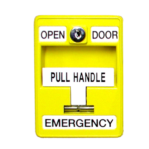 image:Emergency Pull Station - Yellow with Two SPDT (Form C) Switches