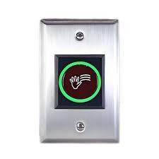 image:Dortronics Piezoelectronic Touch Push Plate Switch, Single-Gang Blank Face