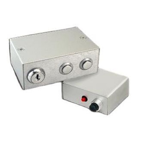 image:Dortronics 5236 Series 4-Button Mini Desk Console Panel, SPDT Momentary