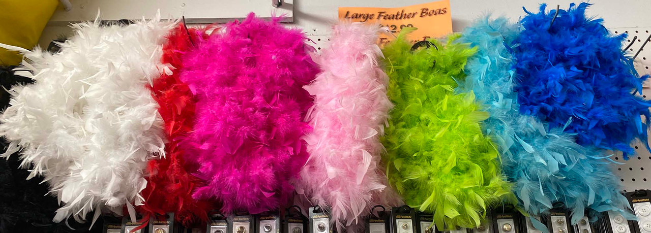  feather boa Marabou 2 Yards Long (72) 22 Grams (BLACK w/SILVER  LUREX) : Arts, Crafts & Sewing