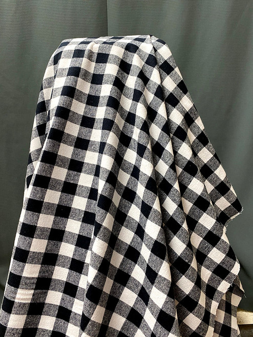 Black and White Buffalo Plaid Flannel