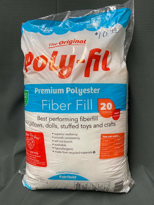 Fairfield Poly Fil Premium Polyester Fiberfill 20oz