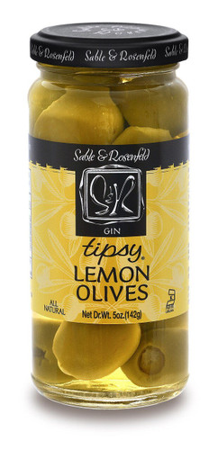 Sable & Rosenfeld Tipsy Gin Lemon Tipsy Olives 5oz / 6