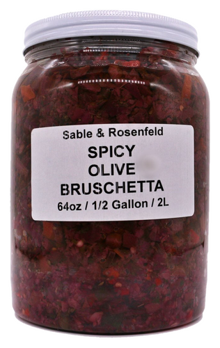 Sable & Rosenfeld Spicy Mediterranean Olive Bruschetta 0.5 Gallon / 2