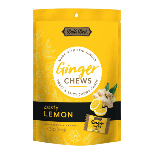 Bali's Best Zesty Lemon Ginger Chews 5.08 oz