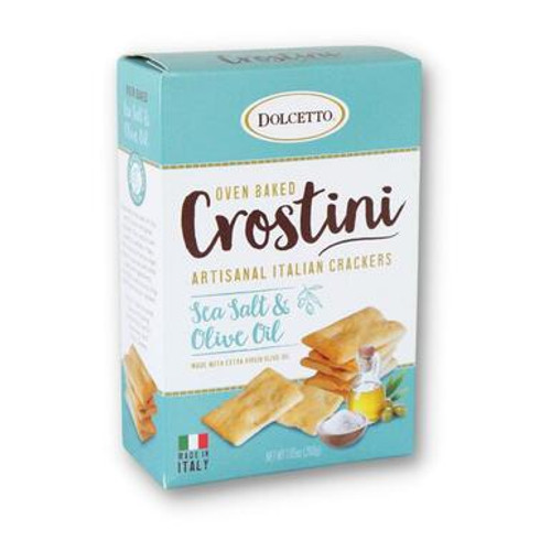 Dolcetto Crostini Crackers Sea Salt & Olive Oil 7.05 oz