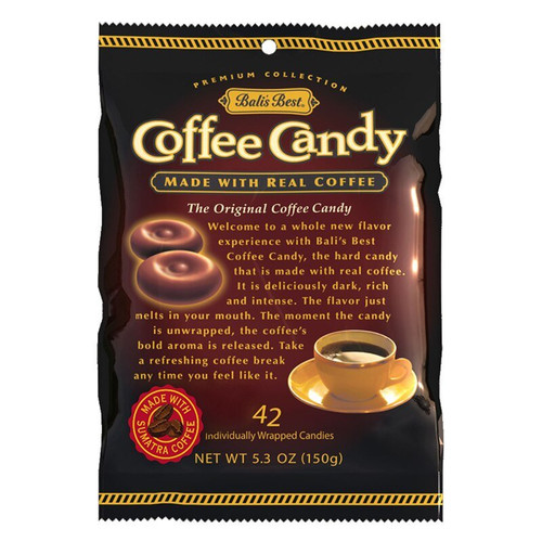 Bali's Best Coffee Candy 100% Natural 5.3oz