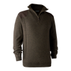 Deerhunter Sheffield Zip Neck Jumper - Dark Elm