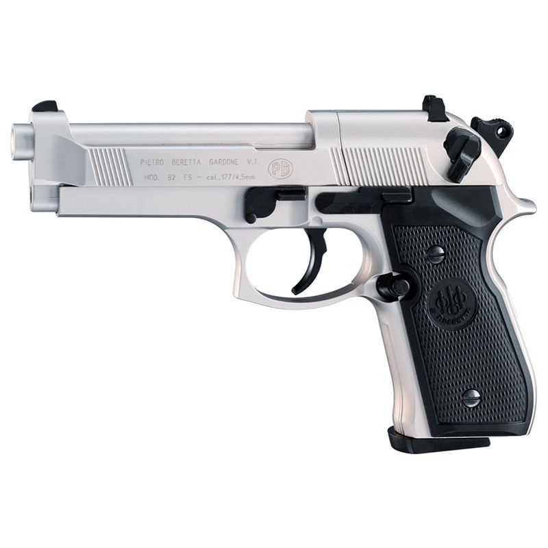 Umarex Beretta 92F Nickel CO2 Pistol - Bradford Stalker UK