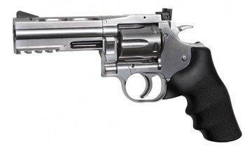 ASG Dan Wesson 715 4" Silver Pellet CO2 Revolver