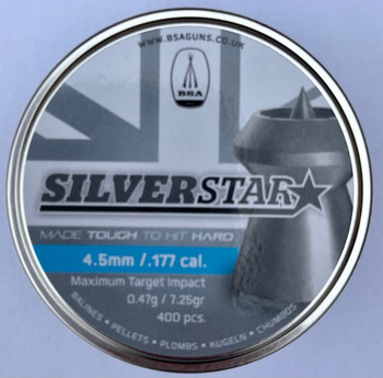 BSA Silverstar 4.5mm / .177 pellets