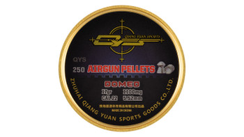 QYS .22 5.52 16.97grain domed  pellet
