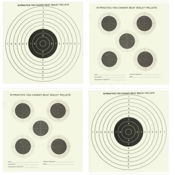 Bisley Paper Targets 14cm x 14cm