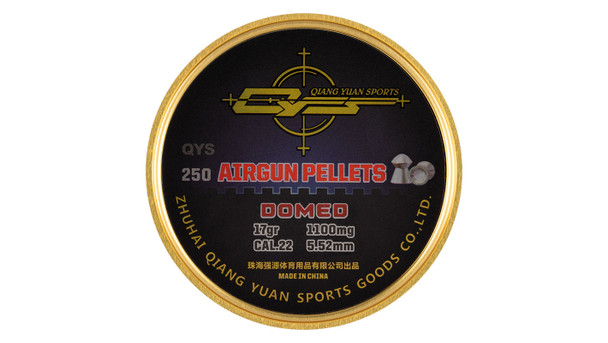 QYS .22 5.52 16.97grain domed  pellet