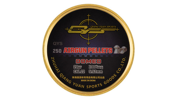 QYS Domed .22 5.52 20.06grain pellets