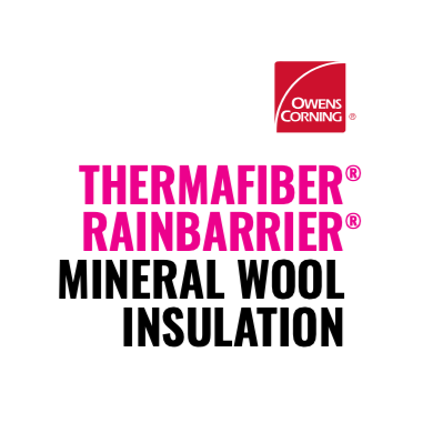 Owens Corning T3RB451664 ThermaFiber RainBarrier 45 Mineral Wool Insulation