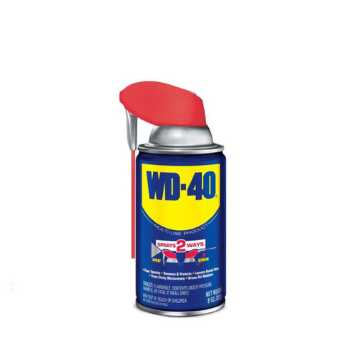 WD-40 490026 8 oz. Multi-Purpose Lubricant Spray with Smart Straw