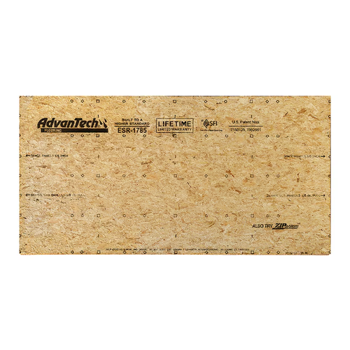 Advantech 3/4 in - 23/32 in. x 4 ft. x 8 ft.  Tongue & Groove  OSB Underlayment Panel
