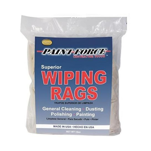 PAINT-FORCE 36100 8 oz. Bright White Knit Rags