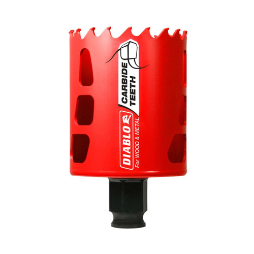 DIABLO DHS2250CT 2-1/4 in. Carbide Teeth Hole Saw for Wood and Metal