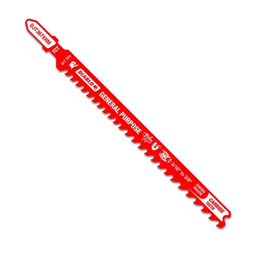 DIABLO DJT367XHM 5-1/4 in. 5/7TPI Carbide Jig Saw Blade for General Purpose Cuts