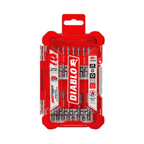 DIABLO DSC-S14 14-Piece Screwdriving Set
