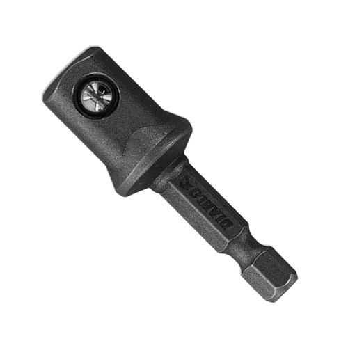 DIABLO DSA0500 1/4 in. Hex to 1/2 in. 2 in. Long Square Socket Adapter