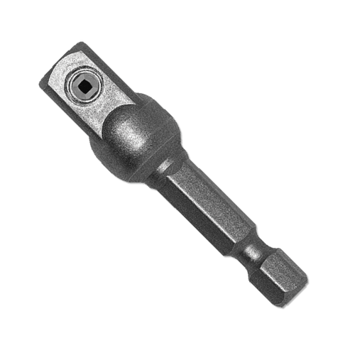 DIABLO DSA0375 1/4 in. Hex to 3/8 in. 2 in. Long Square Socket Adapter
