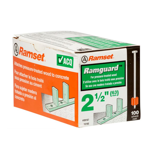 RAMSET 1516E Ramguard 2-1/2 in. Drive Pins (100-Pack)