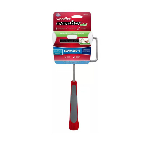 WOOSTER RR113-4 1/2 Sherlock Mini Jumbo-Koter Super Doo-Z 4-1/2 in. x 3/8 in. Frame/Roller Cover Assembly