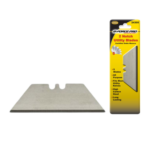 G-FORCE 24305 Replacement Utility Knife Blades 24305 (5-Piece)