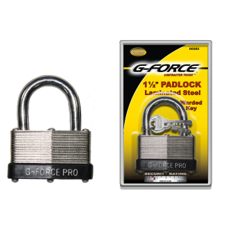G-Force 2 in. Warded Key Steel Laminated Padlock