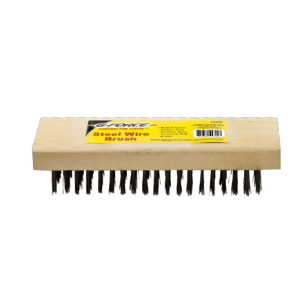 G-FORCE 44459 6 in. x 19 in. Wood Handle Block Steel Block Wire Brush
