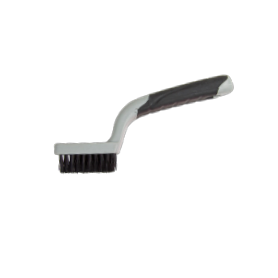 G-FORCE 44412 3 in. x 10 in. Narrow Nylon Wire Brush Soft Grip Handle