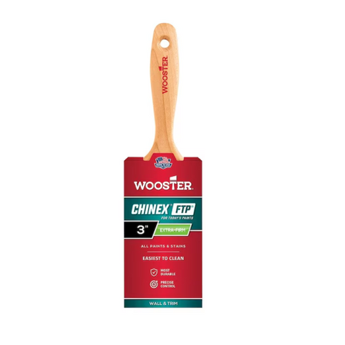 WOOSTER 3 in. Chinex FTP Varnish Paint Brush