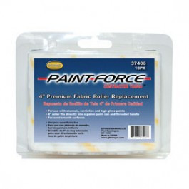 PAINT-FORCE 37406 4 in. x 1/2 in. Nap Premium Fabric Refill (10-Pack)