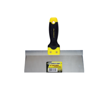 G-FORCE 70810 8 in. Flexible Stainless Steel Tape Knife Ergo Grip Handle