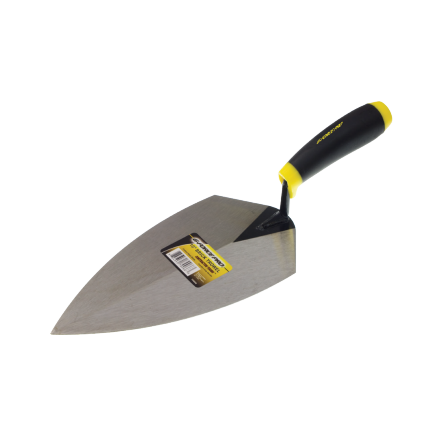G-FORCE 70037 10 in. Philadelphia Brick Trowel Ergo Grip Handle